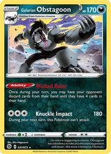 Galarian Obstagoon - Pokémon