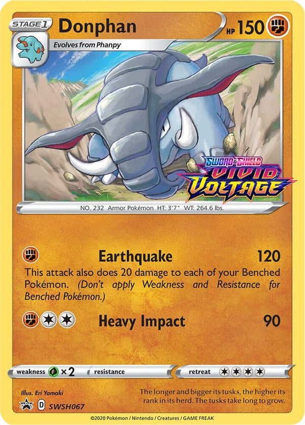Donphan - SWSH067 (Prerelease) - Pokémon