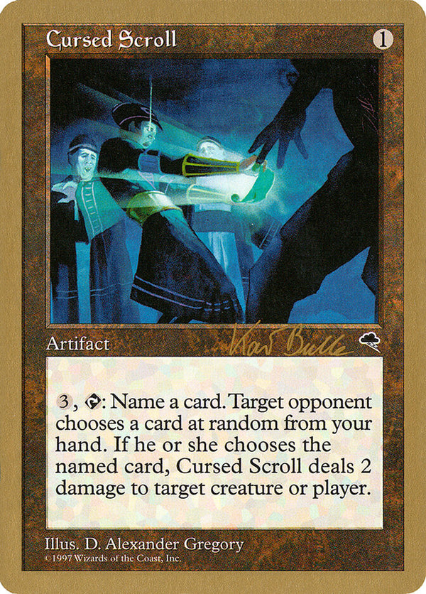 Cursed Scroll - 1999 Kai Budde (TMP) - Magic: The Gathering