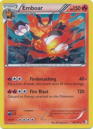 Emboar - 26/149 (Cosmos Holo) - Pokémon