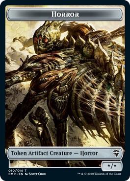 Horror // Thrull Double-Sided Token