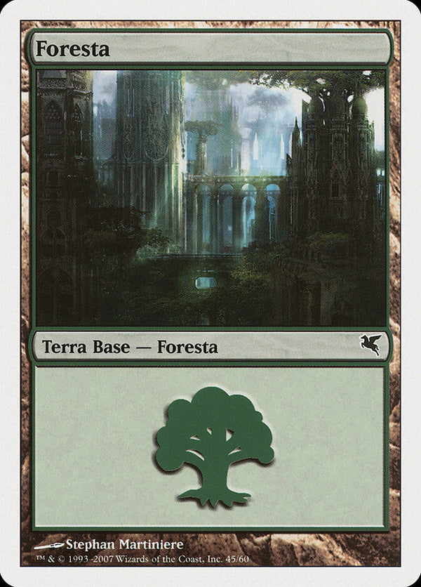 Forest (Italian) - "Foresta" (K45) - Magic: The Gathering