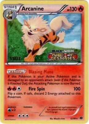 Arcanine - 12/99 (Prerelease) [Staff] - Pokémon