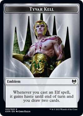 Emblem - Tyvar Kell - Magic: The Gathering