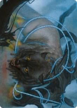 Bind the Monster Art Card - Magic: The Gathering