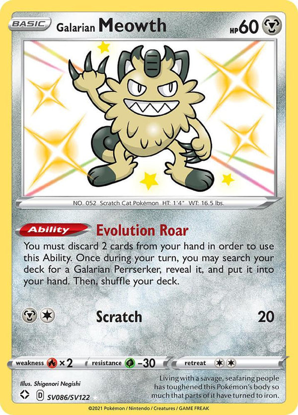 Galarian Meowth - Pokémon