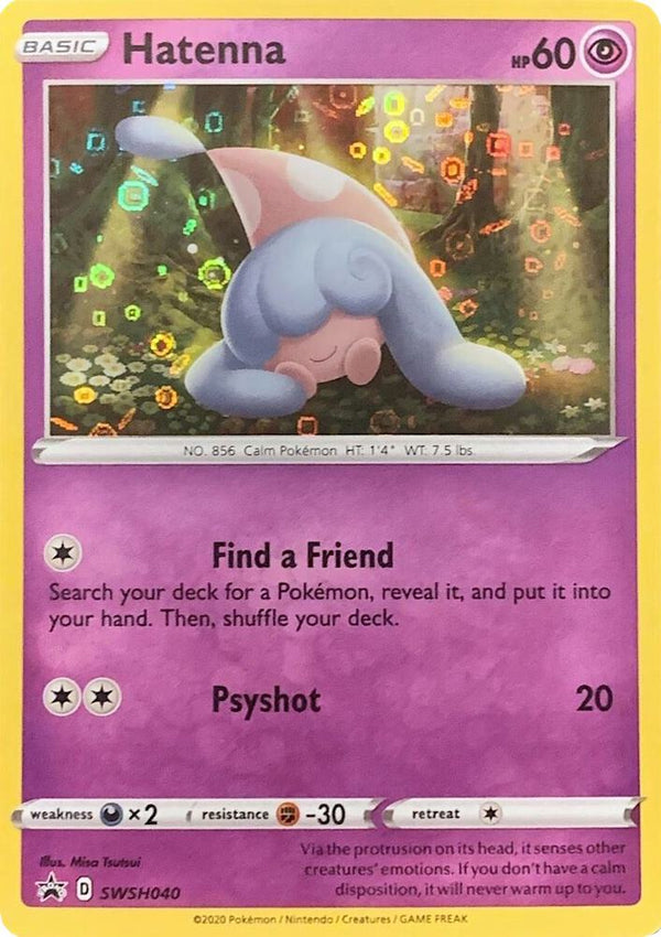 Hatenna - SWSH040 (General Mills Promo) - Pokémon