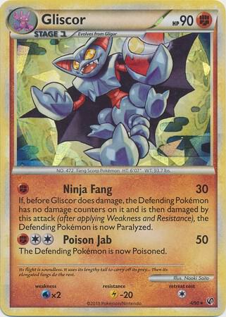 Gliscor - 4/90 (Cracked Ice Holo) - Pokémon