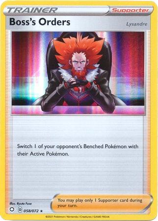 Boss's Orders - 058/072 - Pokémon