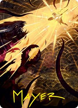 Defiant Strike Art Card (Gold-Stamped Signature) - Magic: The Gathering