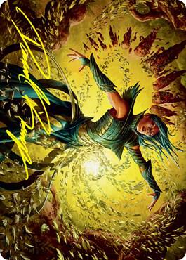 Dragonsguard Elite Art Card (16/81) (Gold-Stamped Signature) - Magic: The Gathering