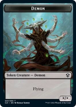 Demon // Fungus Beast Double-Sided Token - Magic: The Gathering