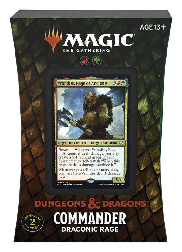 Adventures in the Forgotten Realms - Draconic Rage Commander Deck - Magic: The Gathering