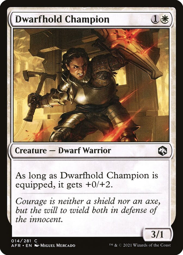 Dwarfhold Champion - Magic: The Gathering