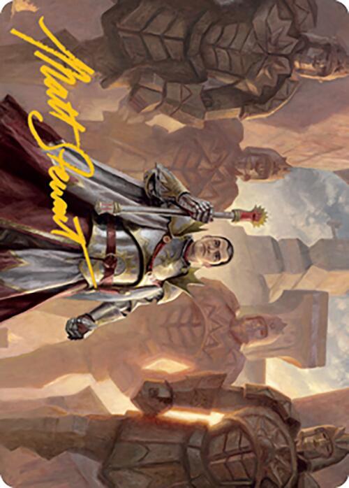 General Ferrous Rokiric Art Card (Gold-Stamped Signature) - Magic: The Gathering