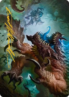 Basilisk Art Card (Gold-Stamped Signature) - Magic: The Gathering