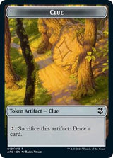 Clue // Treasure Double-Sided Token - Magic: The Gathering