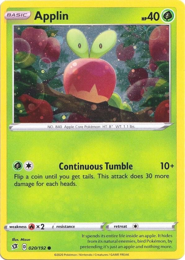 Applin - 020/192 (Cosmos Holo) - Pokémon