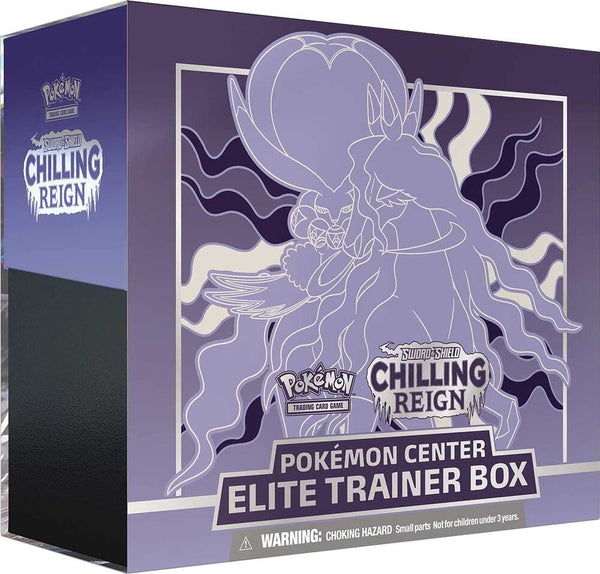 Chilling Reign Pokemon Center Elite Trainer Box [Shadow Rider Calyrex] (Exclusive) - Pokémon