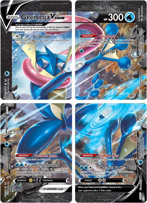 Greninja V-UNION [Set of 4] - Pokémon