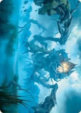 Creeping Inn Art Card - Magic: The Gathering