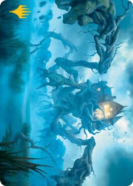 Creeping Inn Art Card (Gold-Stamped Signature) - Magic: The Gathering