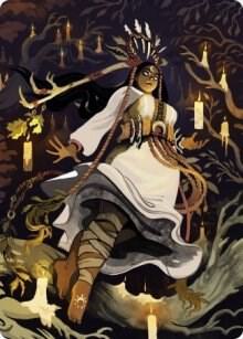 Candlegrove Witch Art Card (76/81) - Magic: The Gathering