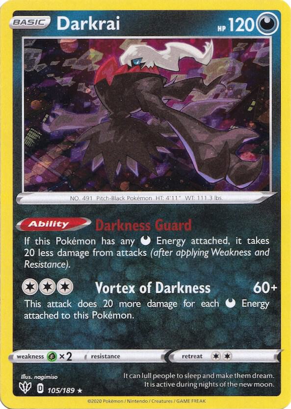 Darkrai - 105/189 (Cosmos Holo) - Pokémon