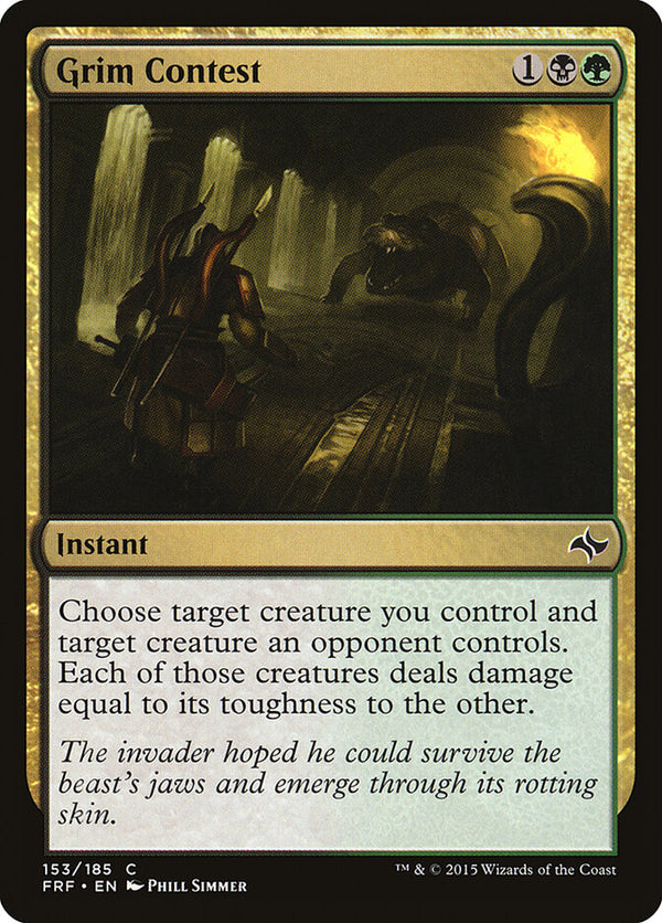 Grim Contest - Magic: The Gathering