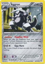 Aggron - 80/124 (Cosmos Holo) - Pokémon