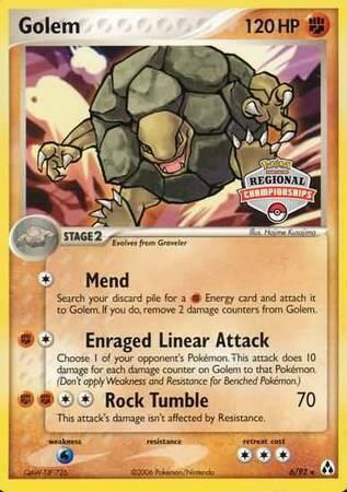 Golem - 6/92 (Regional Championships) - Pokémon