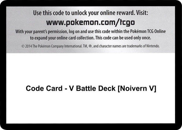 Code Card - V Battle Deck [Noivern V] - Pokémon