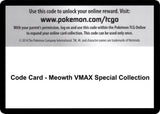 Code Card - Meowth VMAX Special Collection - Pokémon