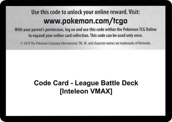 Code Card - League Battle Deck [Inteleon VMAX] - Pokémon