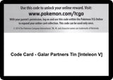 Code Card - Galar Partners Tin [Inteleon V] - Pokémon