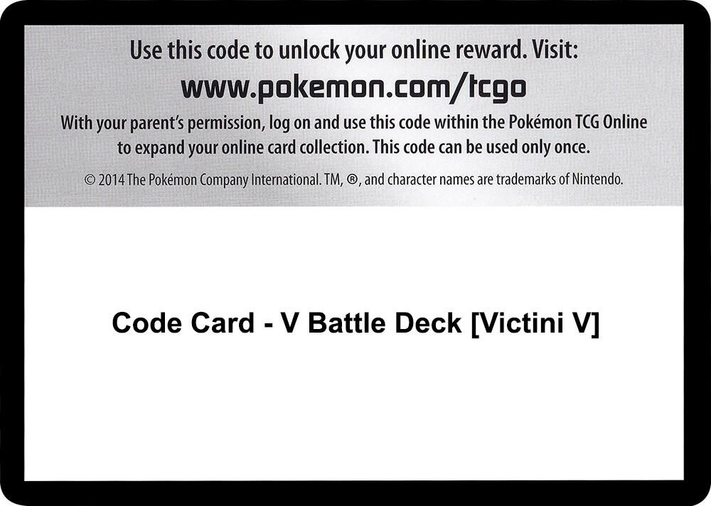 Code Card - V Battle Deck [Victini V]