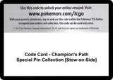 Code Card - Champion's Path Special Pin Collection [Stow-on-Side] - Pokémon