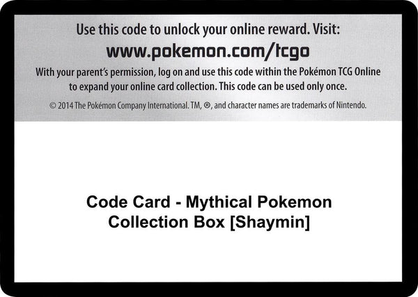Code Card - Mythical Pokemon Collection Box [Shaymin] - Pokémon