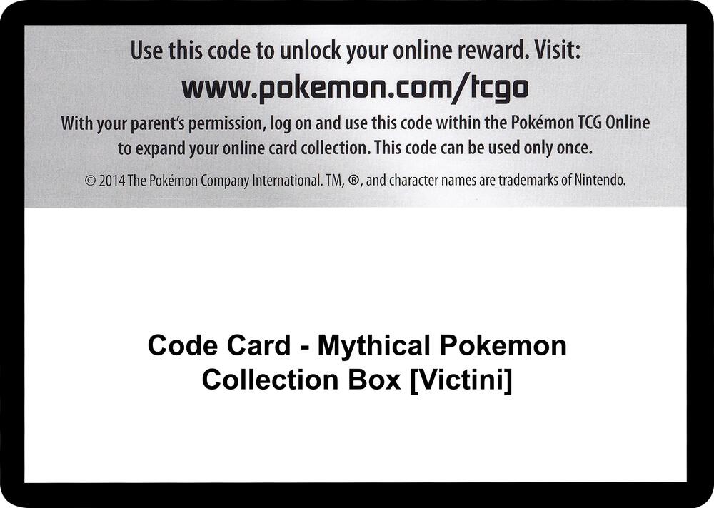 Code Card - Mythical Pokemon Collection Box [Victini]