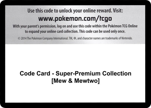 Code Card - Super-Premium Collection [Mew & Mewtwo] - Pokémon