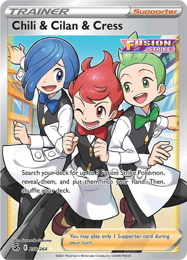 Chili & Cilan & Cress (Full Art) - Pokémon