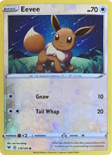 Eevee - 130/185 (Reverse Cosmos Holo) - Pokémon