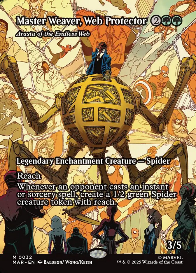 Master Weaver, Web Protector - Arasta of the Endless Web (Borderless)