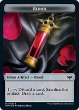 Blood // Wolf (014) Double-Sided Token - Magic: The Gathering