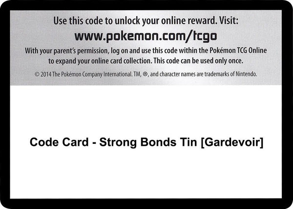Code Card - Strong Bonds Tin [Gardevoir] - Pokémon