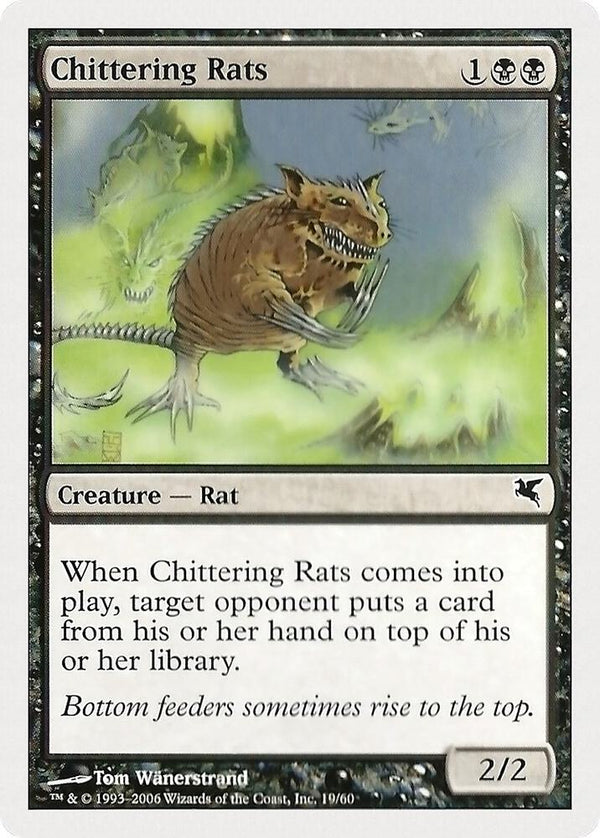 Chittering Rats (19) - Magic: The Gathering