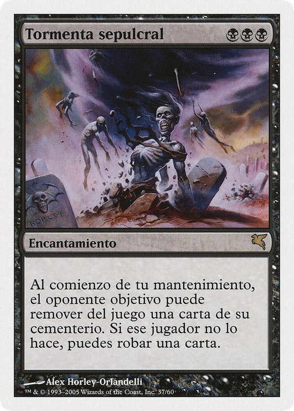 Gravestorm (Spanish) - "Tormenta sepulcral" - Magic: The Gathering