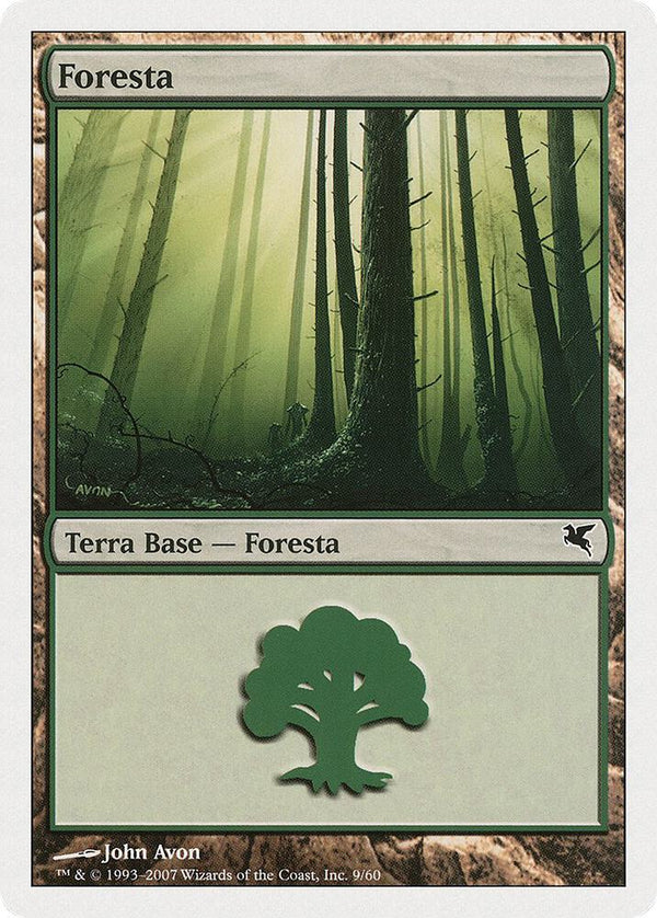Forest (Italian) - "Foresta" (B9) - Magic: The Gathering