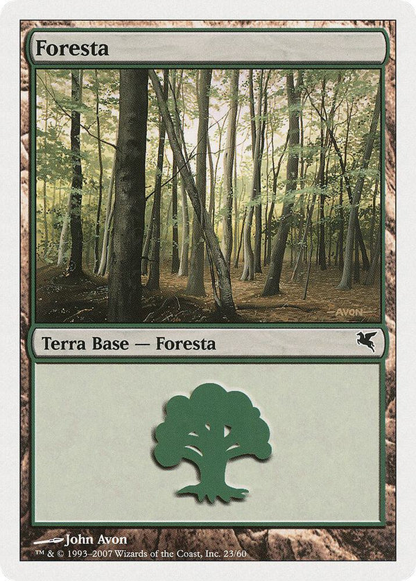 Forest (Italian) - "Foresta" (D23) - Magic: The Gathering