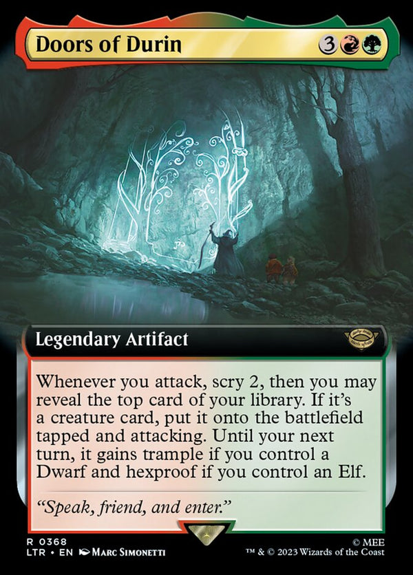 Doors of Durin (Extended Art) - Magic: The Gathering